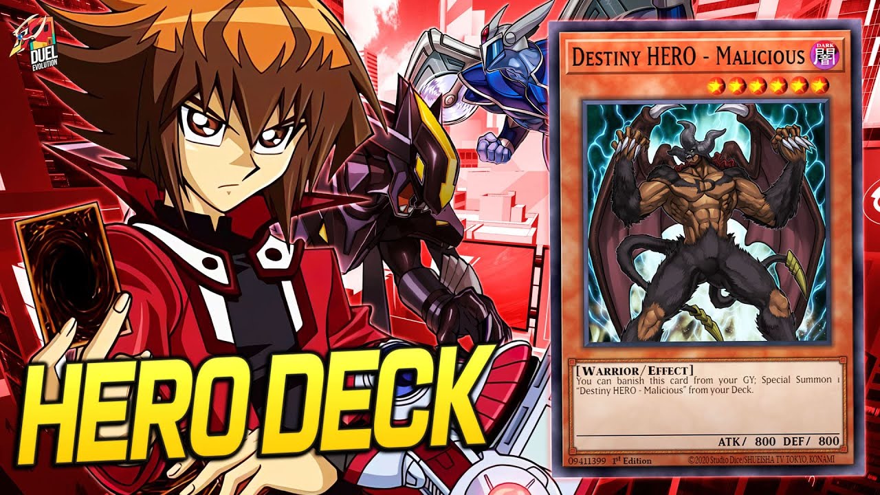Deck Hero | EDOPRO | Replays 🎮 + Decklist ✔️
