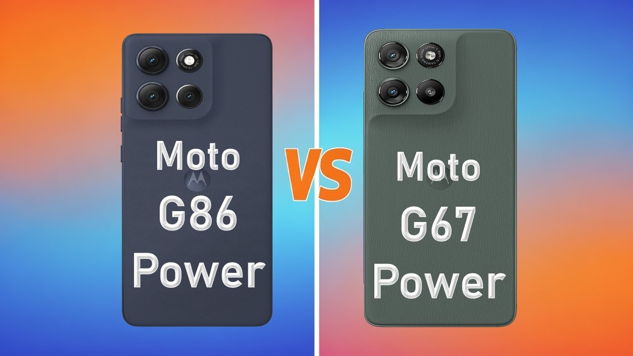 Moto G67 Power vs Moto G86 Power