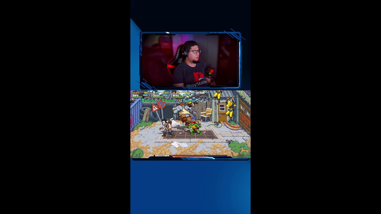 GamePlay Atras Da Platina - TMNT Shredder's Revenge Com  @BruLeoGames⁩ #PlatinaJogadas n.º108 (Vert)