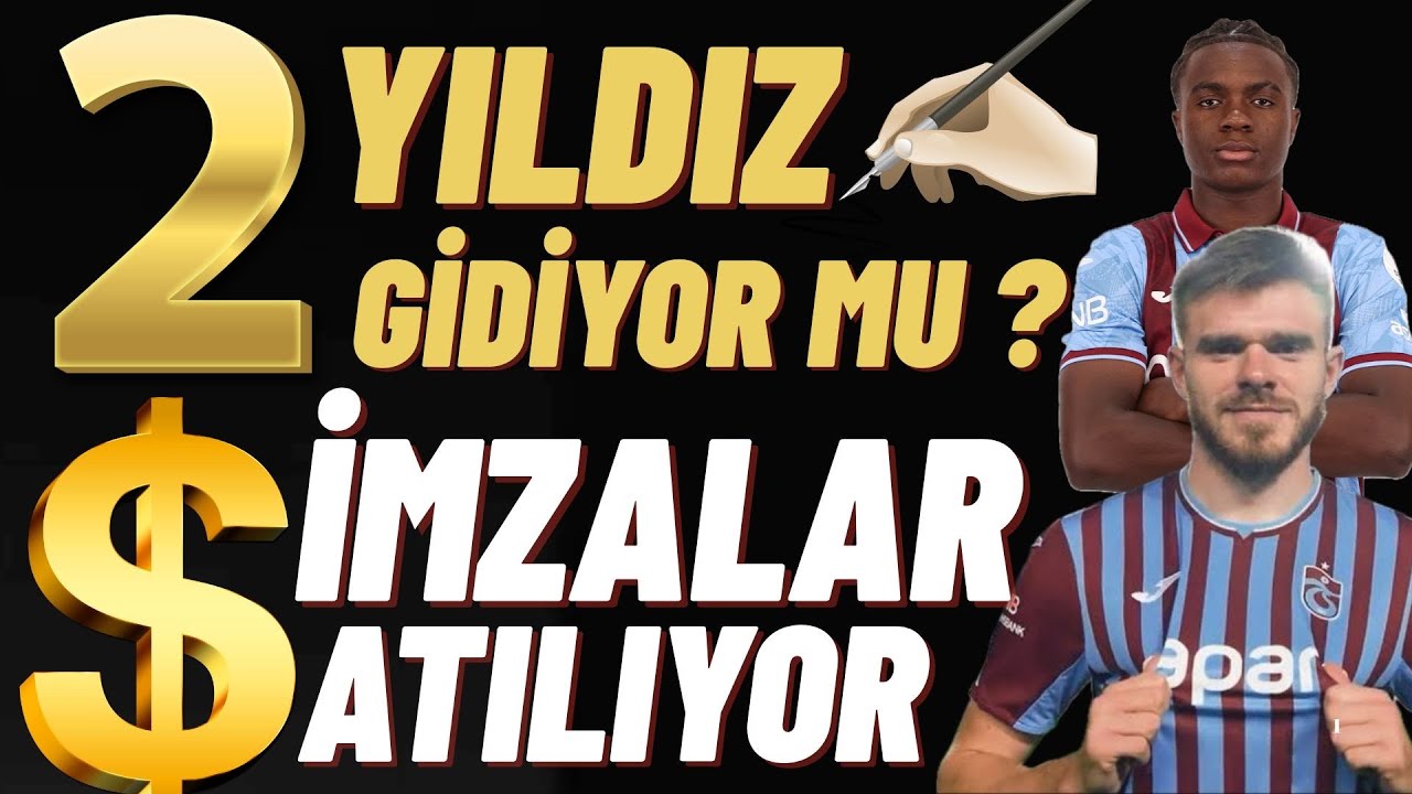 2 Yıldız Ayrılıyor mu ? İmzalar Atıldı ! Oulai görüşmesinin perde arkası ! #trabzonspor 