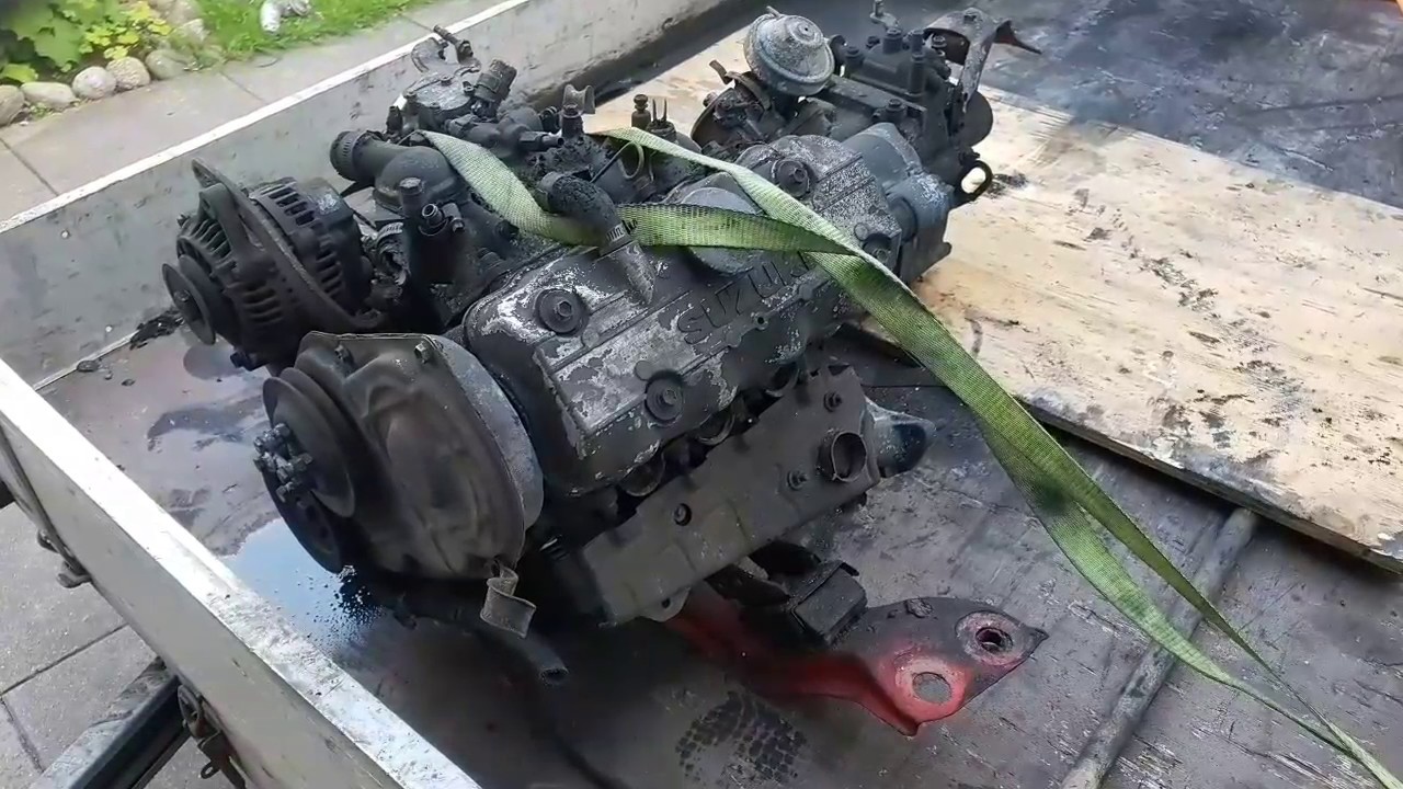 Suzuki carry part5 F10A Turbo new custom cam and repaired head, first starts