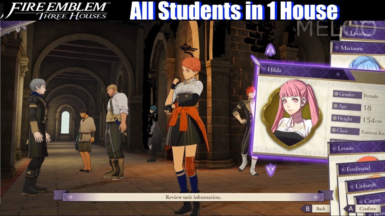 FE3H Recruit All Students into 1 House (Golden Deer POV) - Fire Emblem Three House
