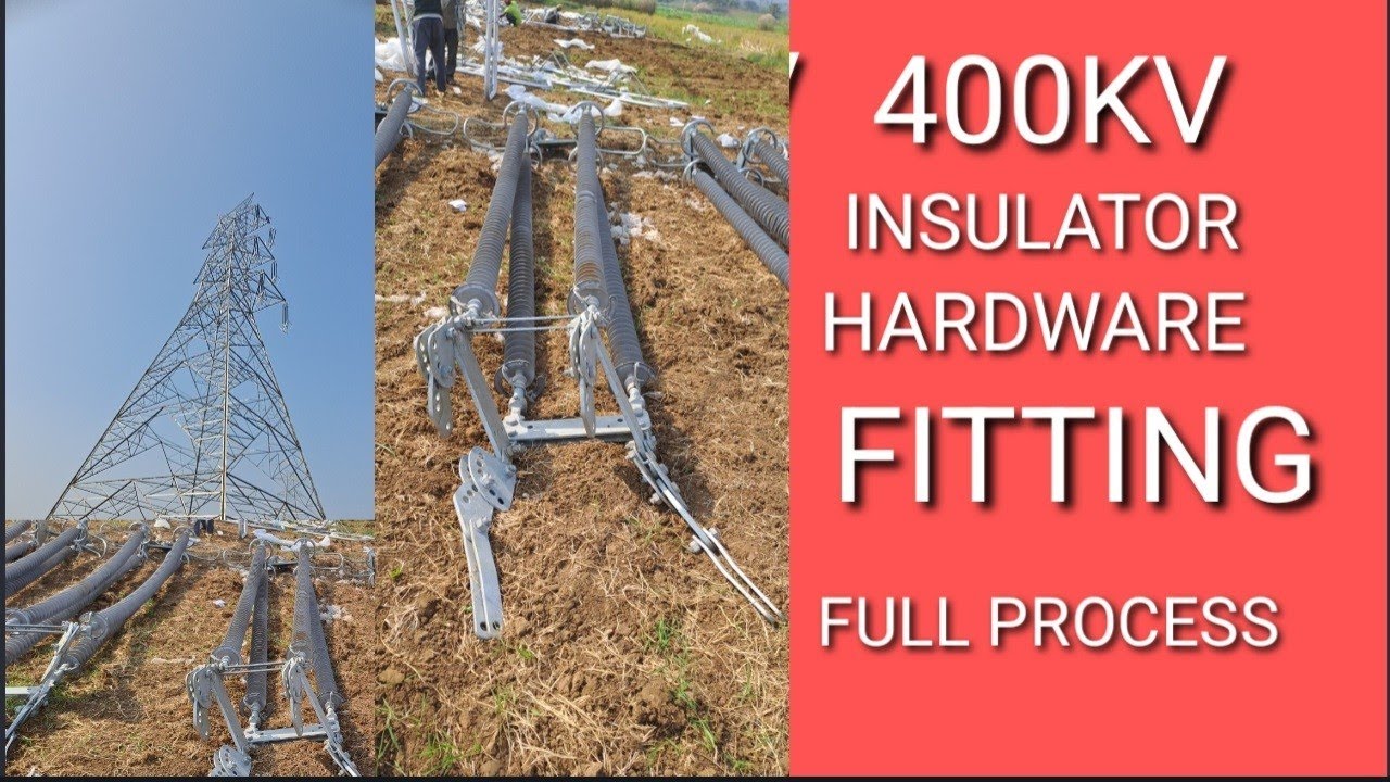 400KV TENSION TOWER INSULATOR HARDWARE PITTING FULL PROCESS