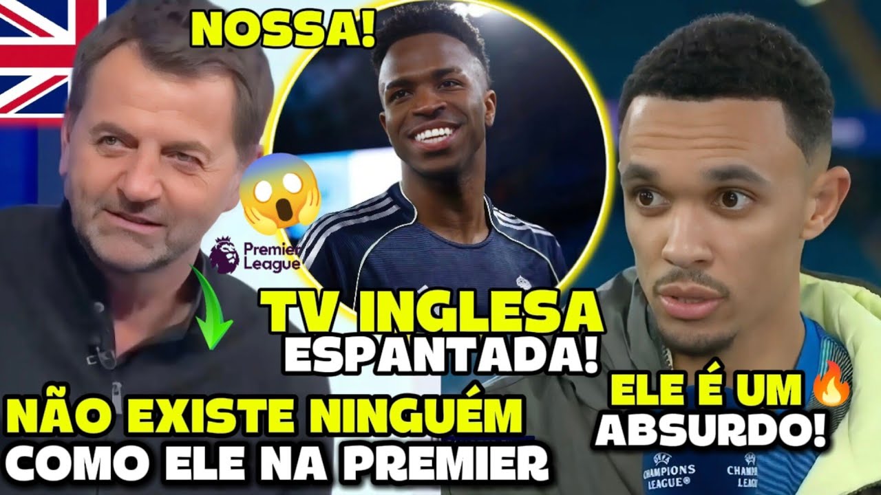 🚨NOSSA! TV INGLESA E ALEXANDER ARNOLD EXALTAM VINÍCIUS JR APÓS CLASSIFICAÇÃO DO REAL NA CHAMPIONS!