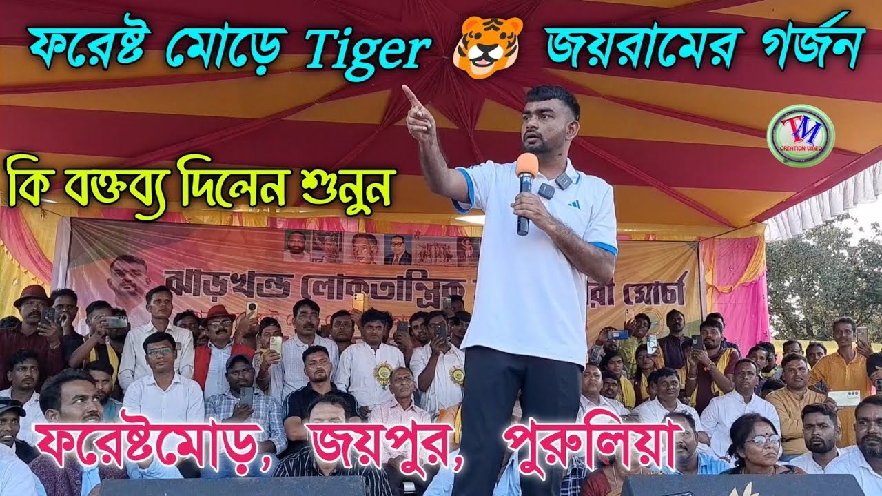 Tiger Jairam Mahato Ka Gorjon Forestmore Me || ফরেষ্ট মোড়ে Tiger 🐯 জয়রামের গর্জন.Video