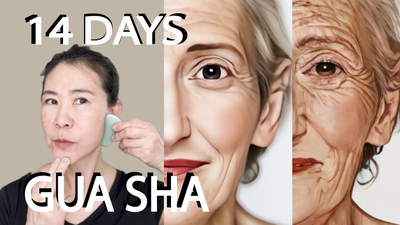 EASY GUA SHA FACE MASSAGE TO ERASE DOUBLE CHIN, SMILE LINES, GLOWING SKIN, LAUGH LINES. Anti-aging.