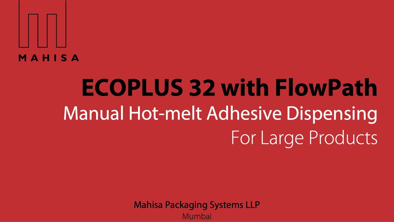 Mahisa EcoPlus 32 with FlowPath - Manual Hot-melt Adhesive Dispensing - for Large Products