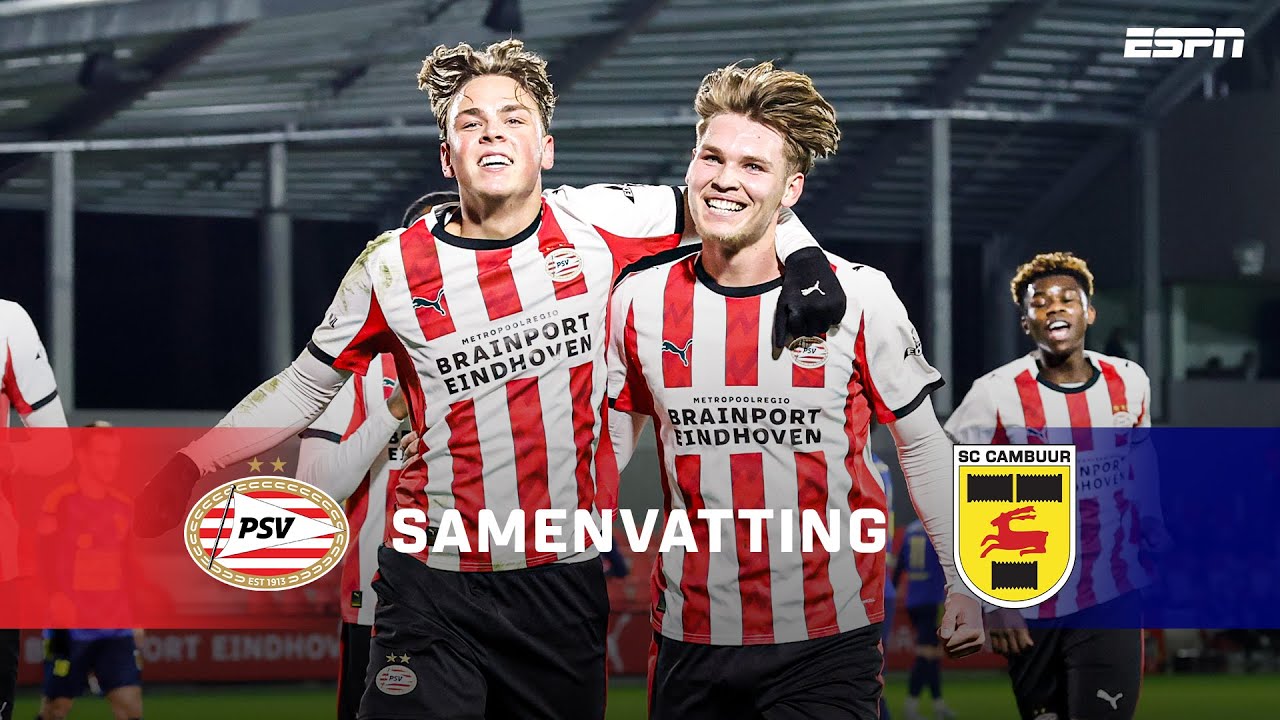 ⚡️ Jong PSV SCHIET UIT DE STARTBLOKKEN tegen Cambuur 💨 | Samenvatting Jong PSV - SC Cambuur