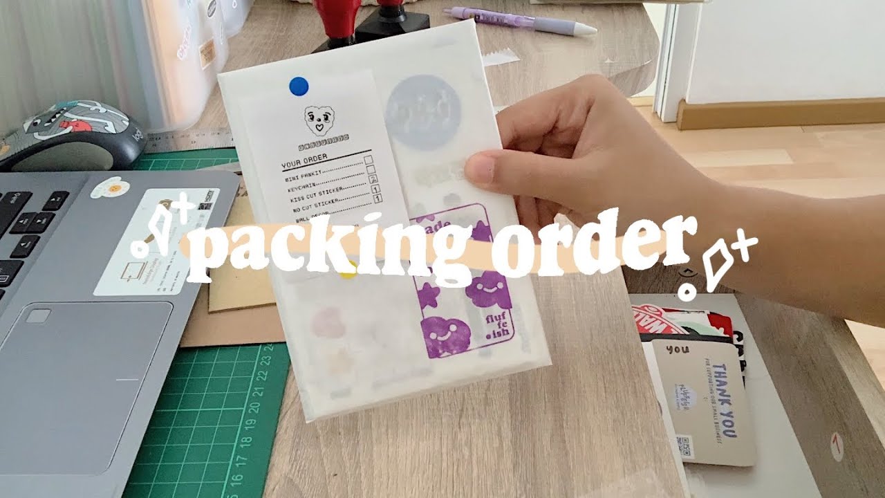 mini studio vlog ep. 06 : cara aku packing order || indonesia