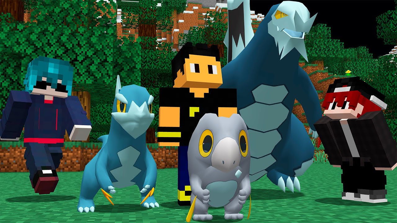 O Pokémon Inicial Supremo da PokeSquad no Minecraft Pixelmon