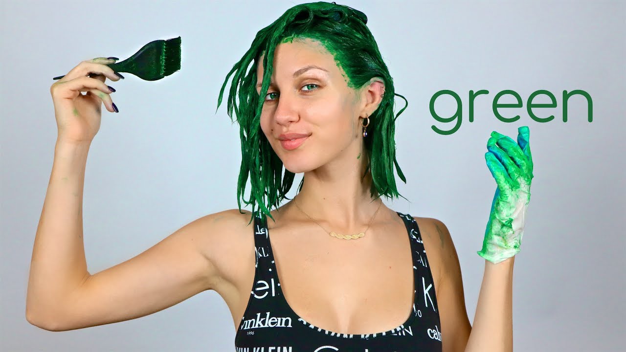 Dyeing all my hair GREEN