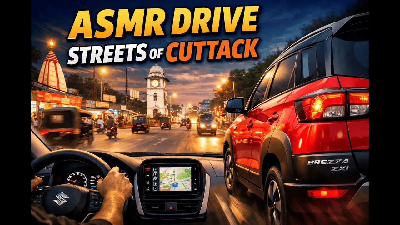 Brezza ZXI ASMR Drive | Cuttack Streets Like You’ve Never Heard Before 🔥