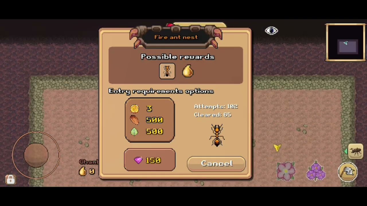 Doing FAN (Fire Ant Nest) for WC LVL 8 | #pocketants 