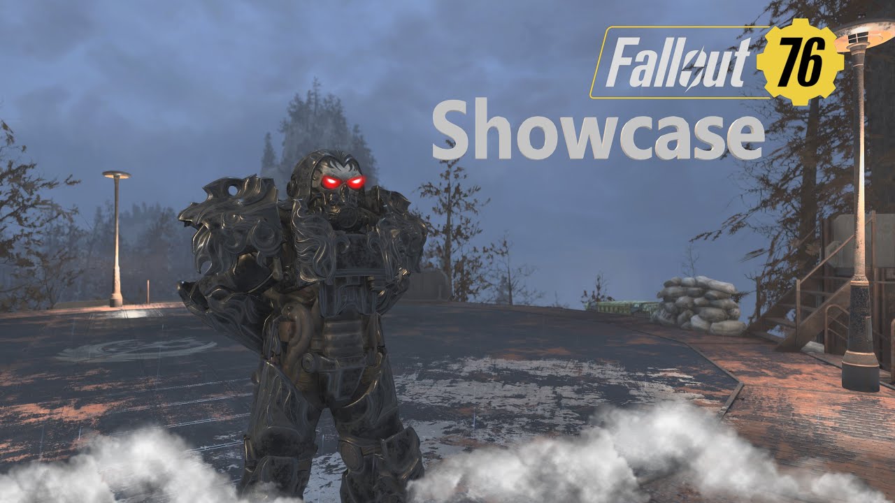 Fallout 76 Black Rider Power Armor Showcase