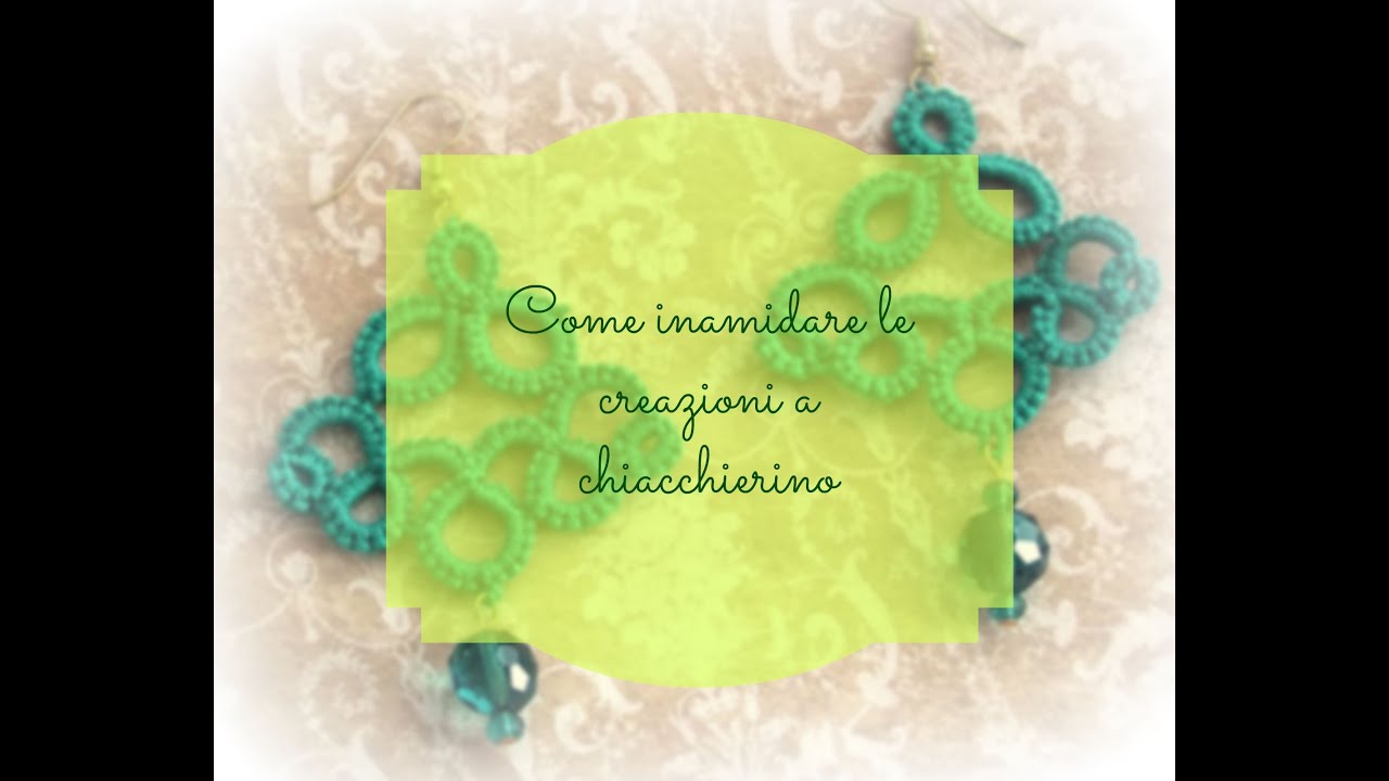 Come inamidare le creazioni a chiacchierino (il mio metodo)