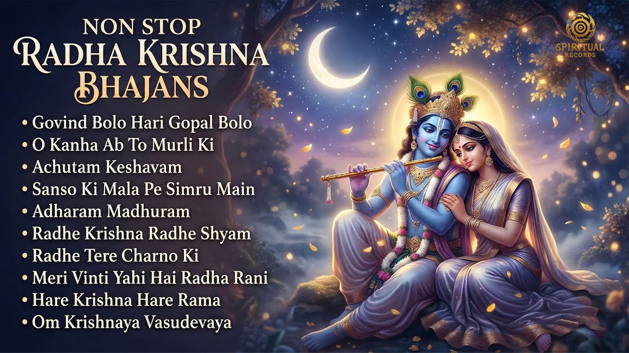 Peaceful Radha Krishna Bhajans | Nonstop Morning Bhakti Songs | मन को शांति देने वाला संगीत