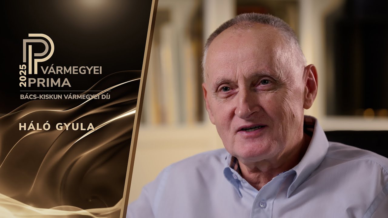 Háló Gyula - költő, Kiskőrös - Bács-Kiskun Vármegyei Prima Díj 2025