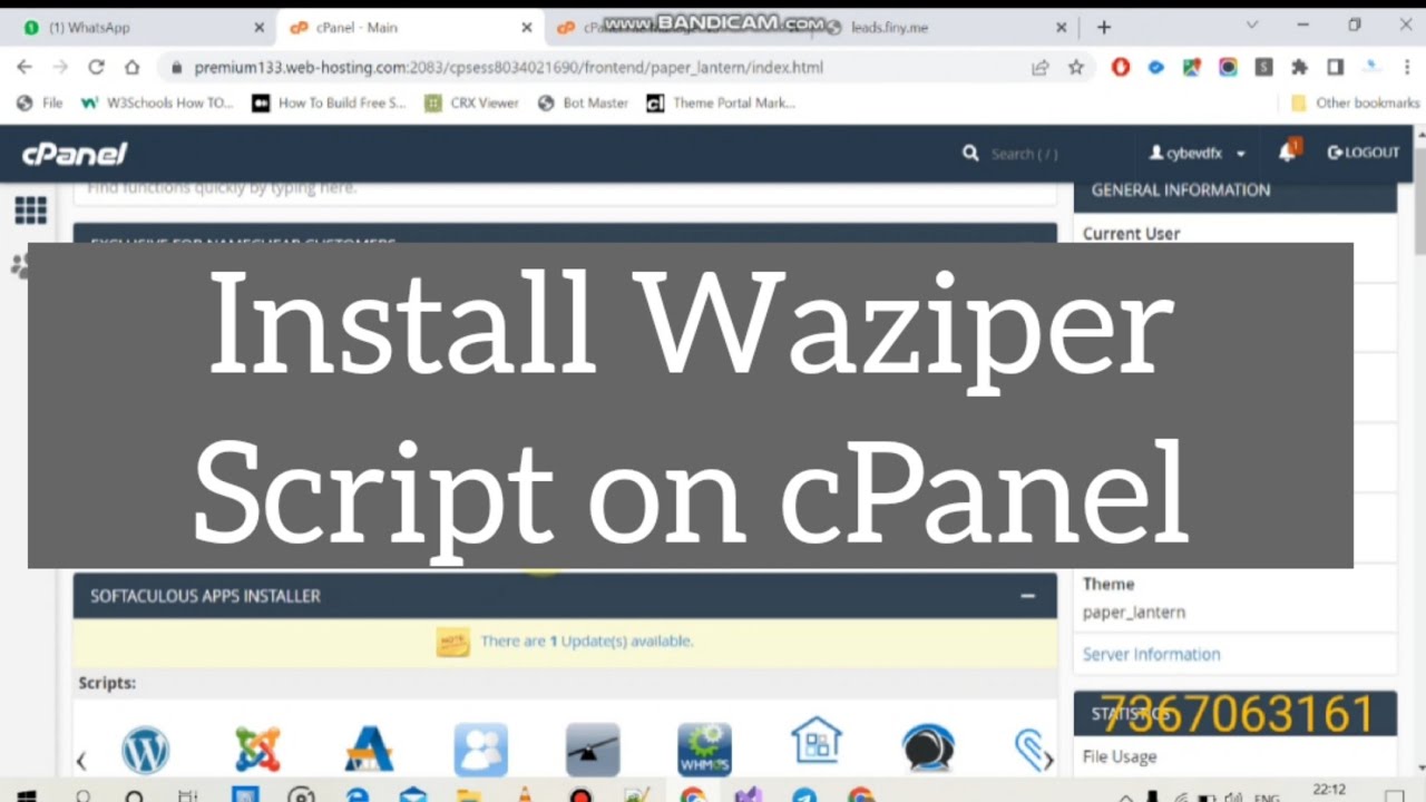 Waziper Marketing Tool 3.0 Installation on cPanel  | full Installation Process