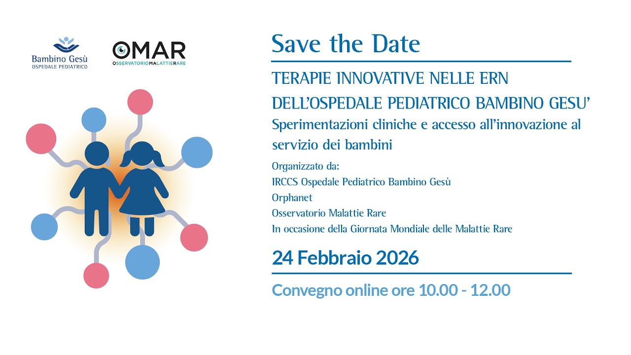 Terapie innovative nelle ERN dell'Ospedale Pediatrico Bambino Gesù