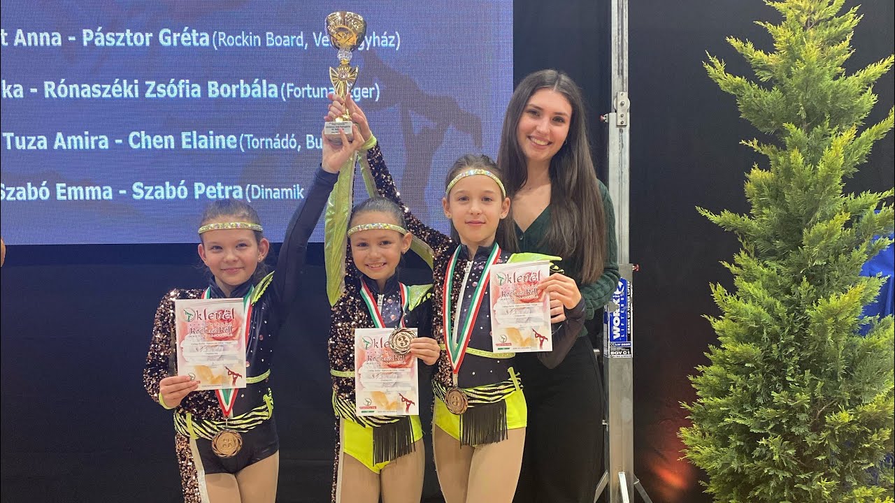 ACRO DANCE SE,HUNGARY-Csillag Dorka-Rakonczai Flóra-Varga Dorina Hanna-MAGYAR BAJNOKSÁG 3. hely 🥉