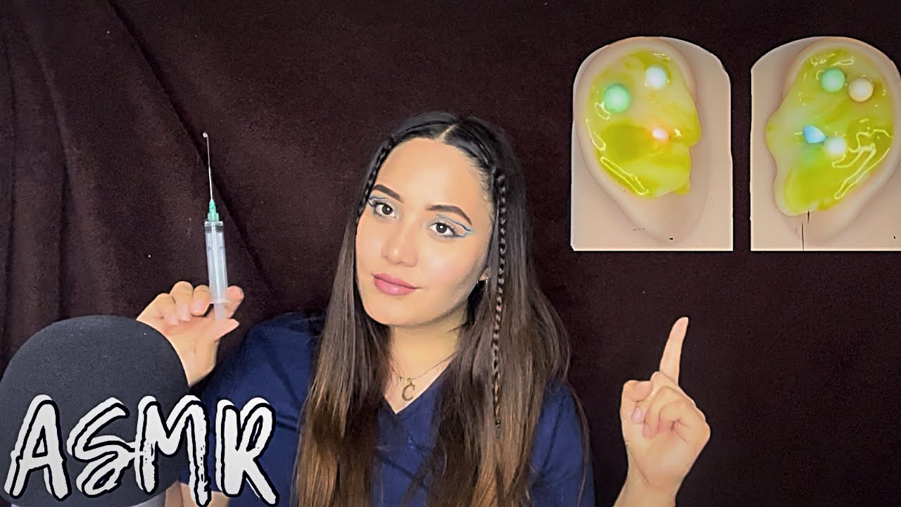 ASMR LIMPIEZA DE OÍDOS UN POCO RÁPIDO Y AGRESIVO ~ Roleplay Médico | CARO ASMR