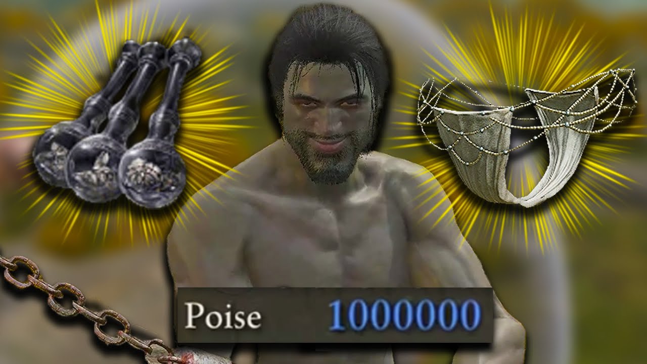 What does ONE MILLION POISE do in Elden Ring