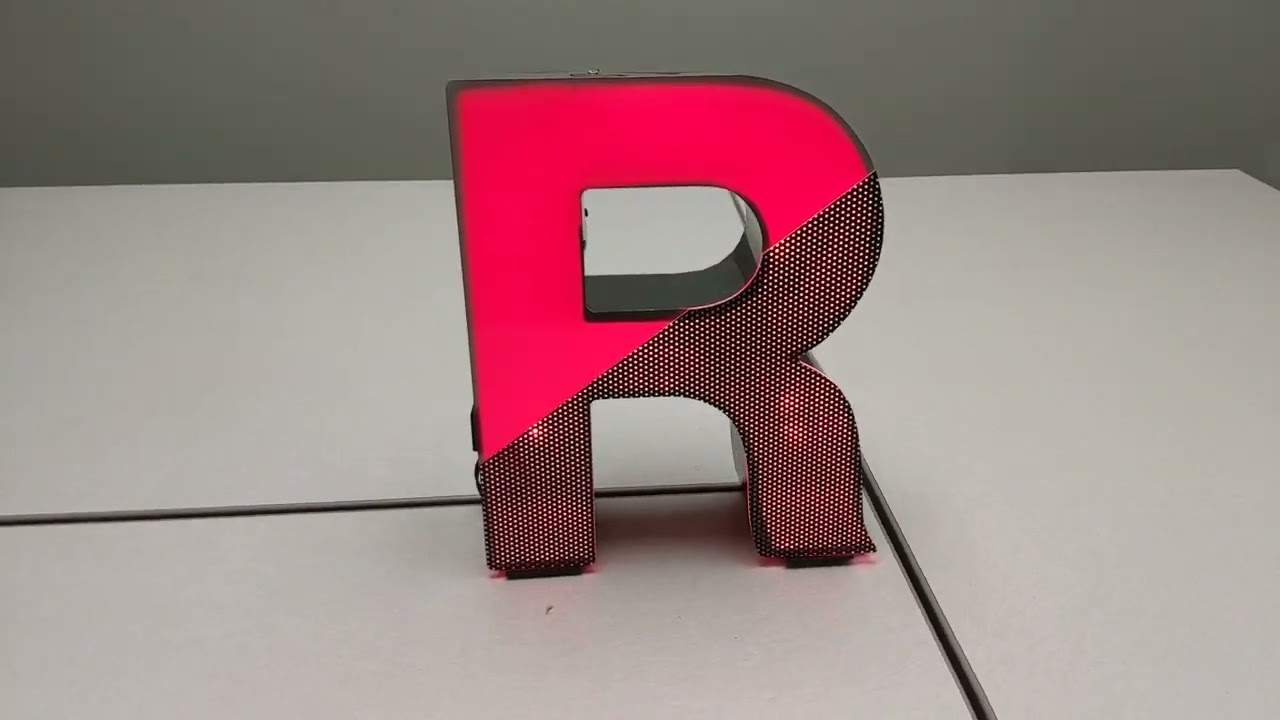 ACRYLITE&reg; Color Changing Acrylic vs. Perforated Film