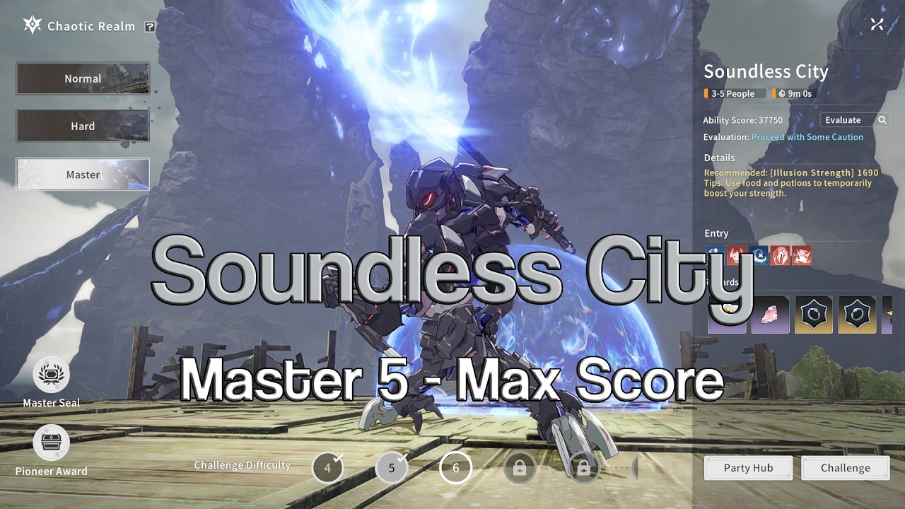 【Blue Protocol: Star Resonance】 Soundless City M5 - Max Score (Dissonance Performer PoV)