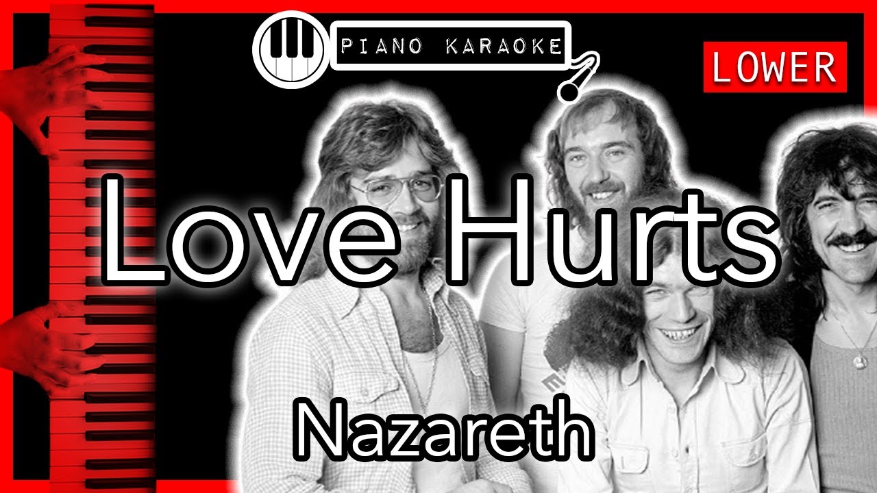Love Hurts (LOWER -3) - Nazareth - Piano Karaoke Instrumental