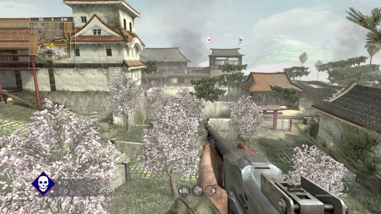 Call of Duty World at War my favorite weapon the BAR!! [4K] (No Commentary)