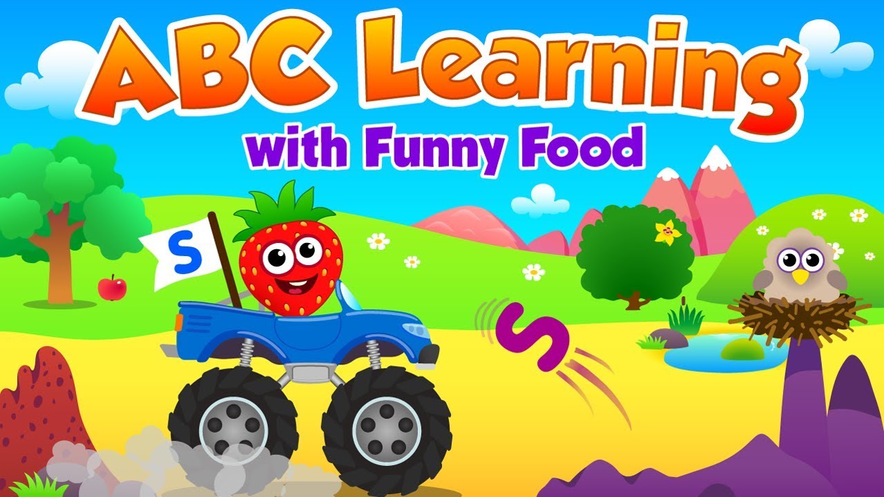 ABC Learning with Funny Food.