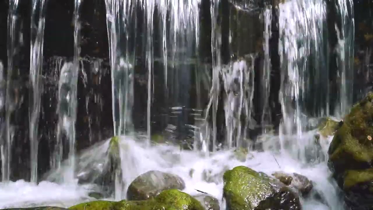 Relaxing Waterfall Sounds in 4K – Nature Ambience for Deep Sleep, Meditation & Stress Relief