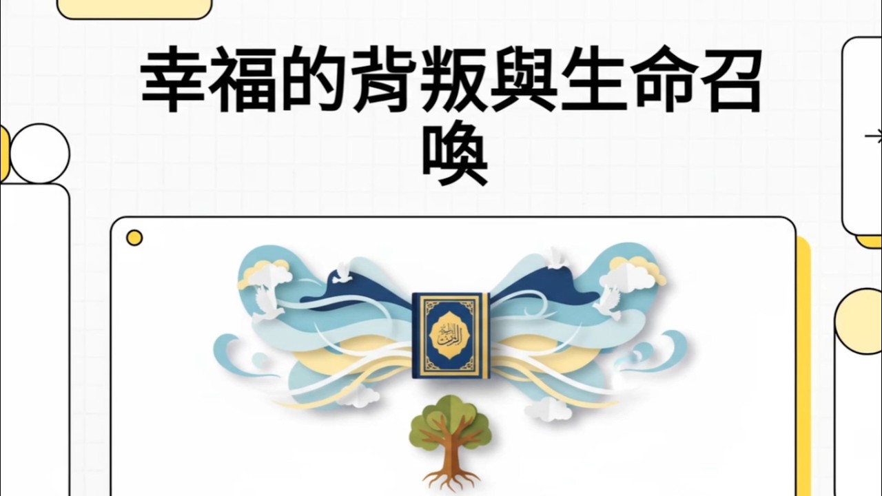 09 幸福的背叛與生命召喚 02 (The Betrayal of A Blissful Life | Juz 9  | Dr. Tahir Wyatt)