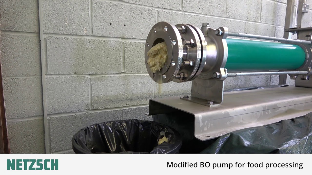 NETZSCH Pumps UK: Hopper-mounted BO pump processing potatoes