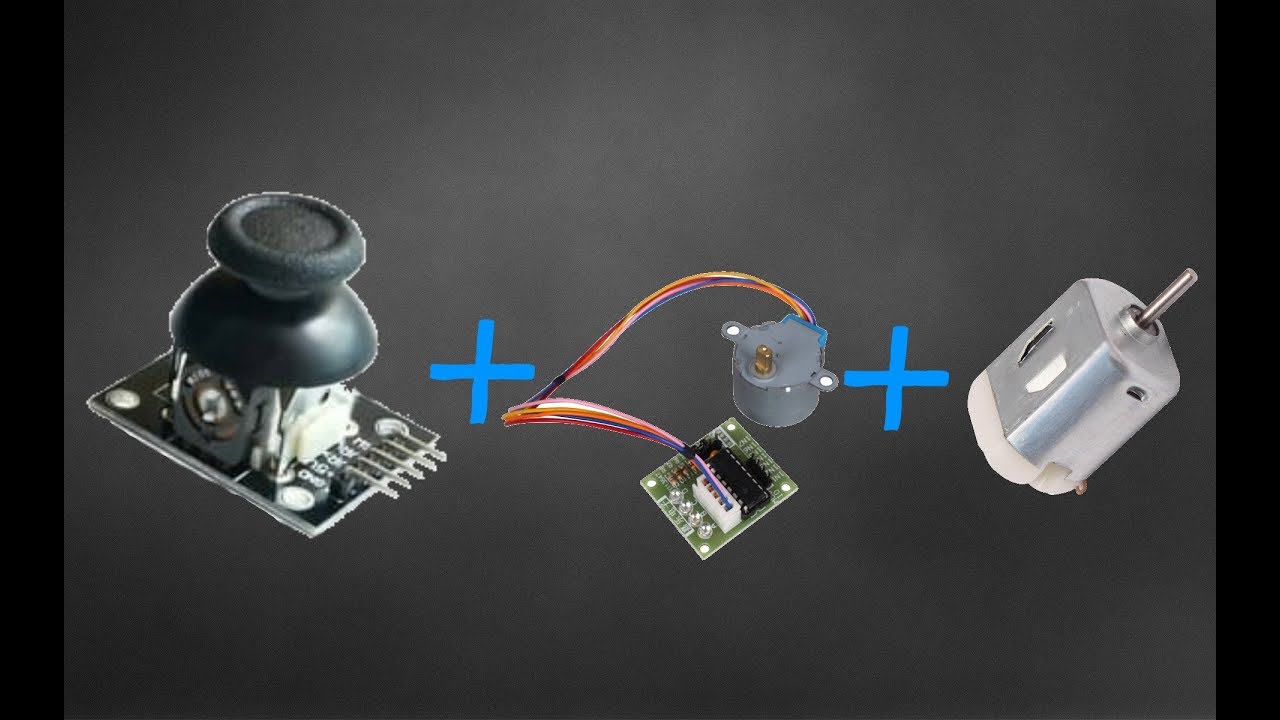 Joystick + motore dc e motore passo passo - Arduino