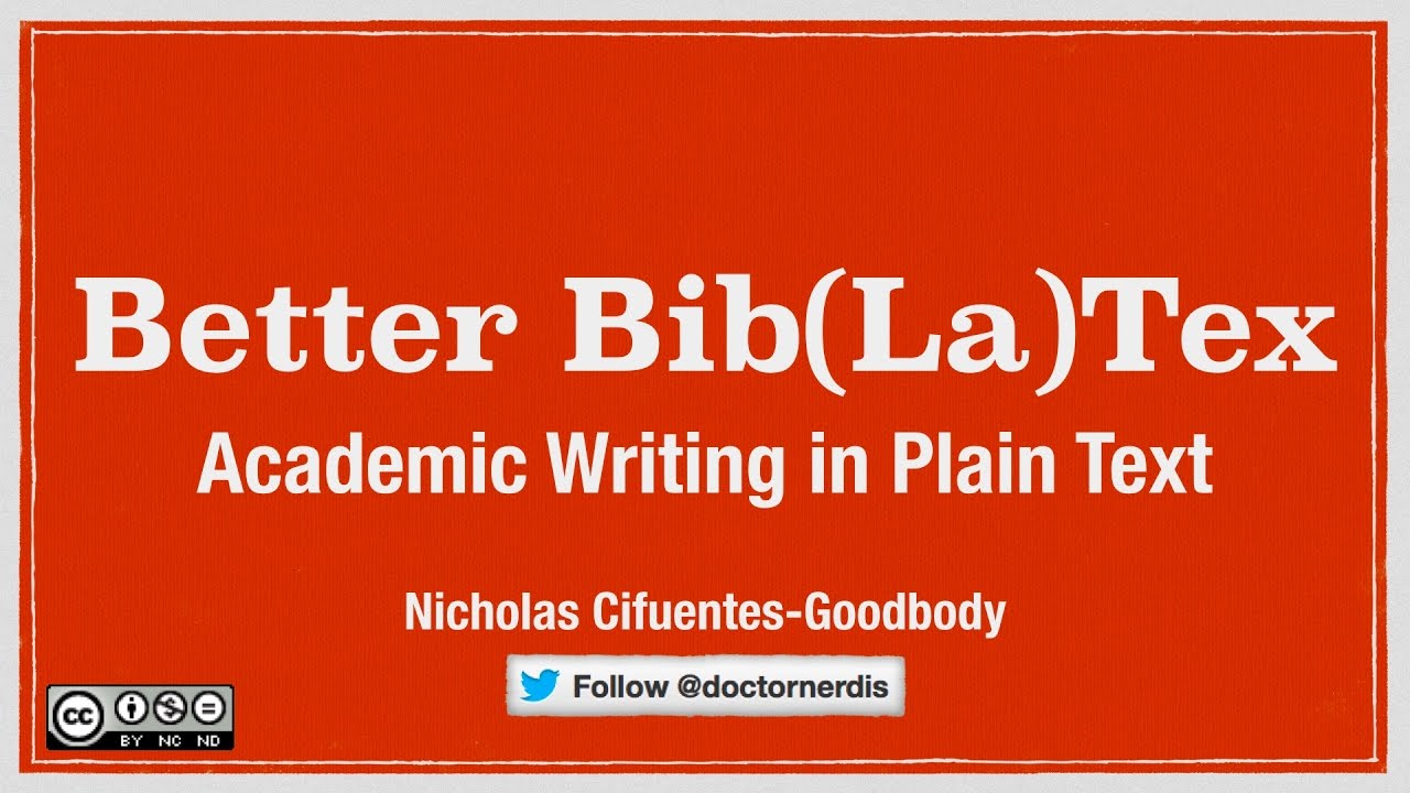 Using Better Bib(La)Tex