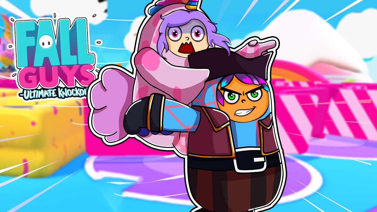 👑CONSEGUIMOS UNA CORONA?👑 - NO PORQUE SOMOS MALISIMOS - FALL GUYS CON @MyChannel-j8z