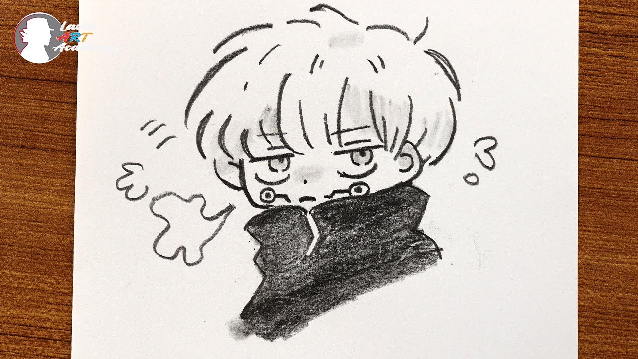 How to Draw Inumaki Chibi From Jujutsu Kaisen