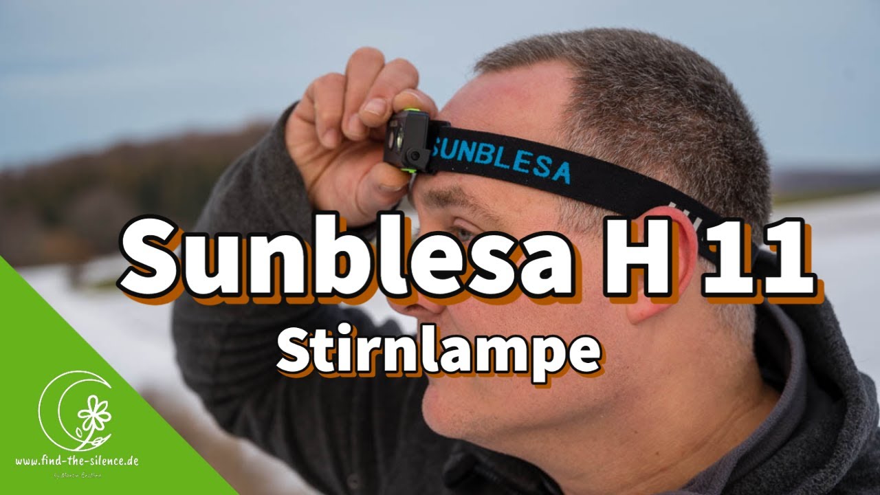 Sunblesa H11 Stirnlampe mit 10 Modi, 365 Lumen & Rotlicht - Perfekt zum Fotografieren?