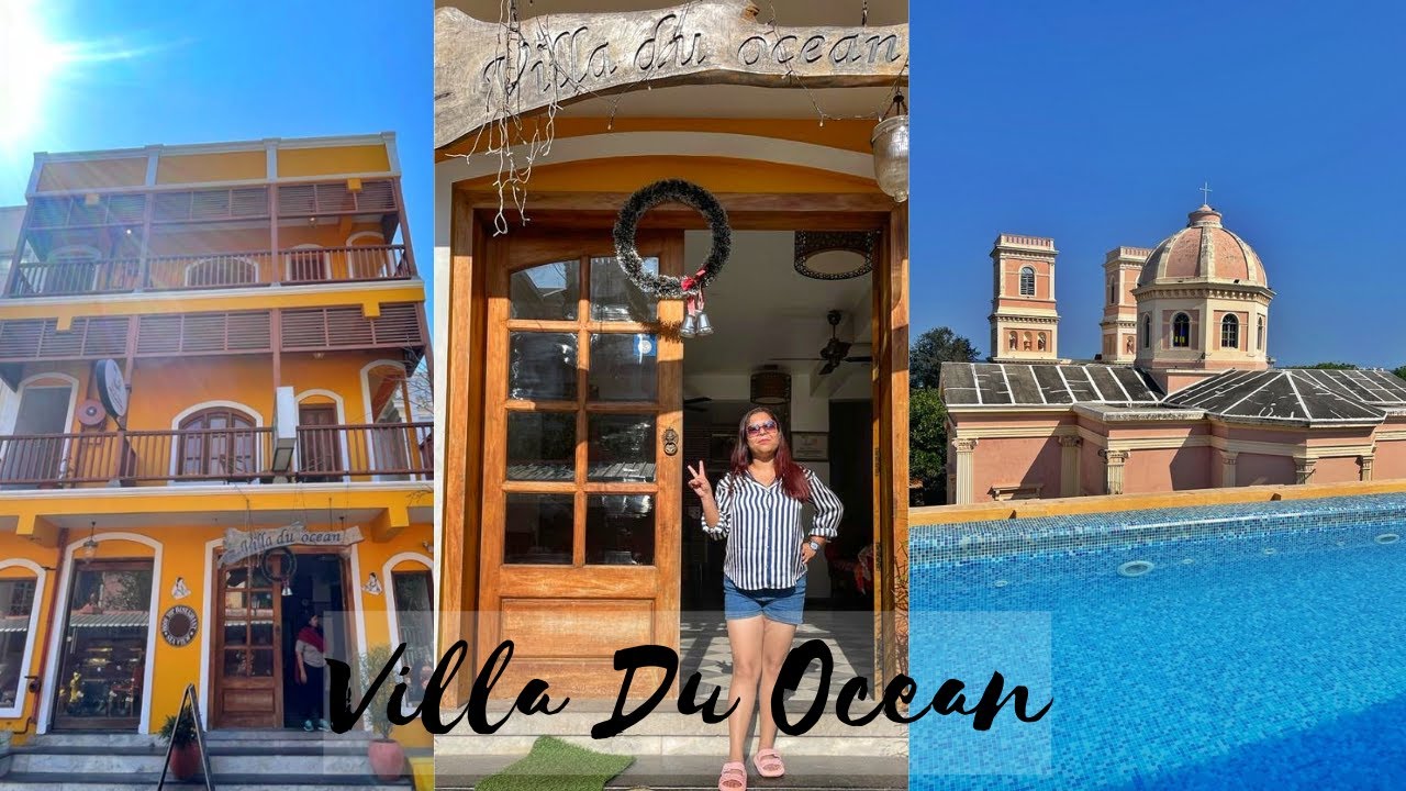 WE STAYED IN A FRENCH VILLA IN PONDICHERRY | HOTEL VILLA DU OCEAN IN WHITE TOWN | ROOM TOUR & REVIEW