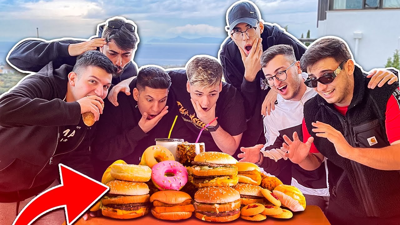 YOUTUBERS ΑΝΤΑΓΩΝΙΖΟΝΤΑΙ ΓΙΑ 150€! | FOOD CHALLENGE