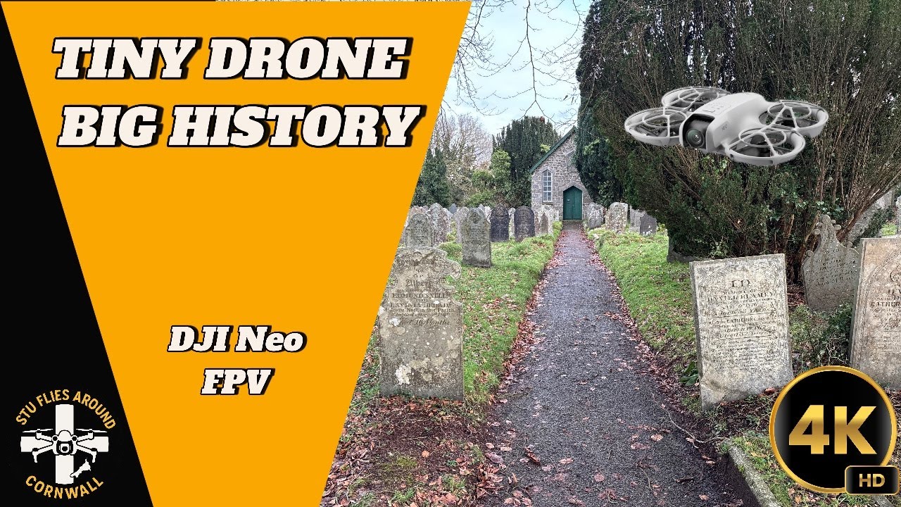 FPV Drone in Tight Spaces: St Cleer’s Cemetery & Dissenter’s Chapel