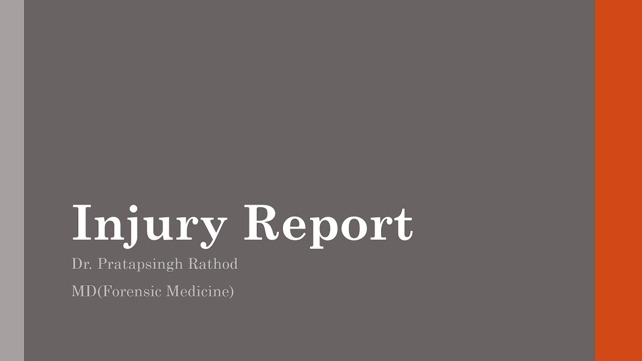 Injury Report