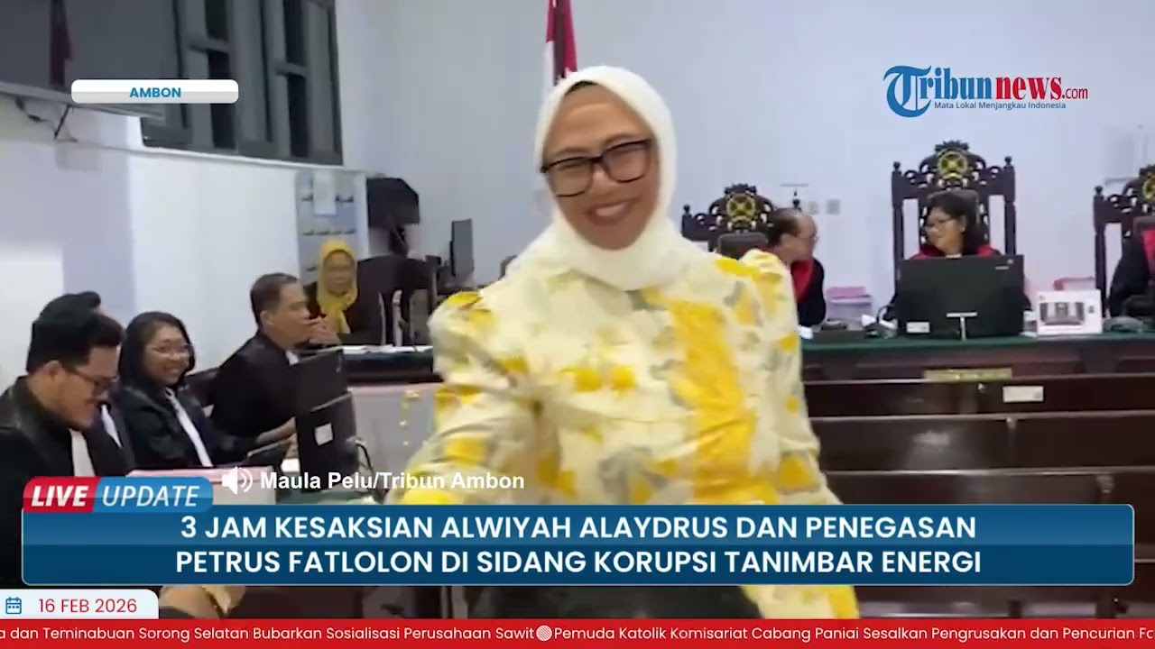 3 Jam Kesaksian Alwiyah Alaydrus dan Penegasan Petrus Fatlolon di Sidang Korupsi Tanimbar Energi
