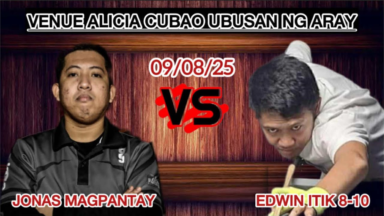 JONAS MAGPANTAY vs EDWIN ITIK 8-10🆙💵💵💵