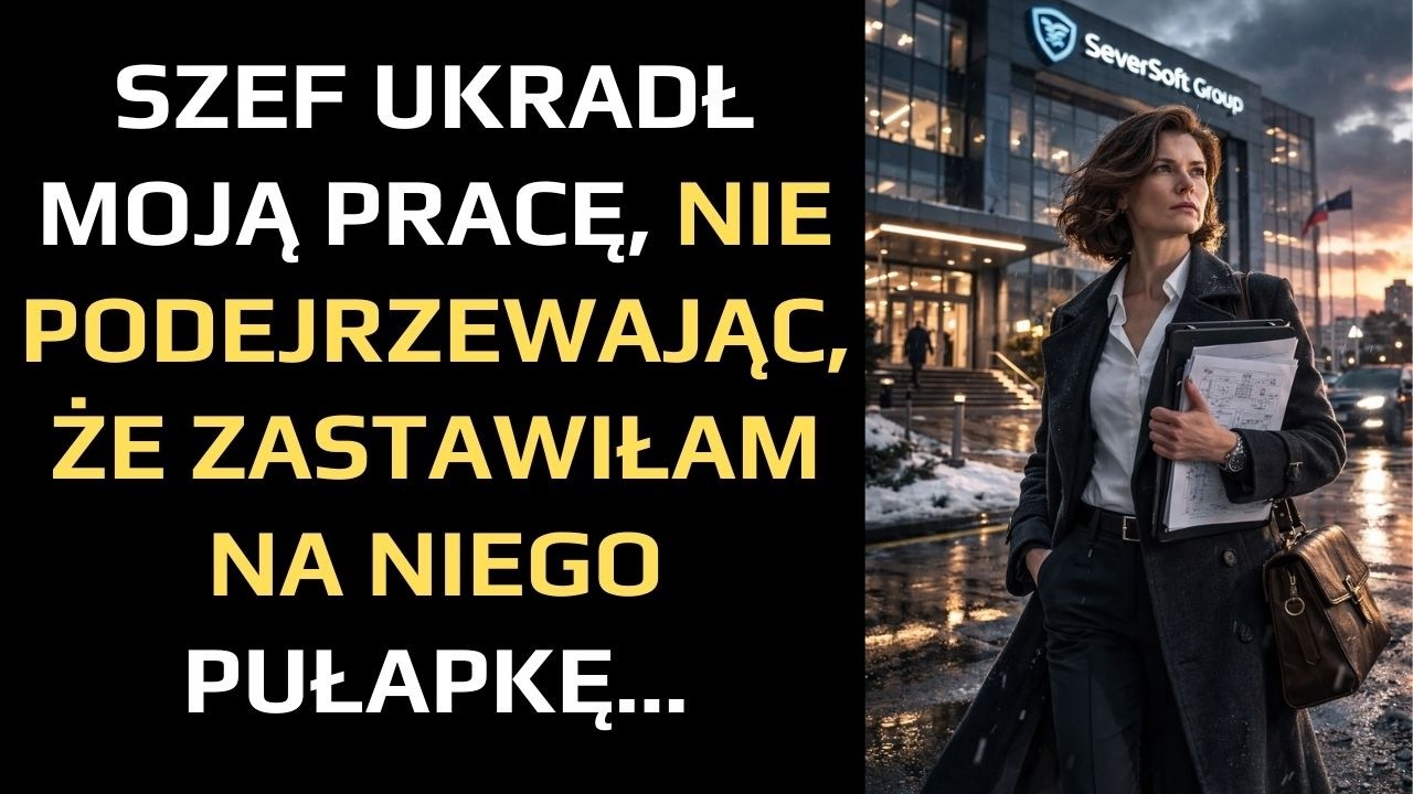 SZEF UKRADŁ MOJĄ PRACĘ, NIE PODEJRZEWAJĄC, ŻE ZASTAWIŁAM NA NIEGO PUŁAPKĘ...