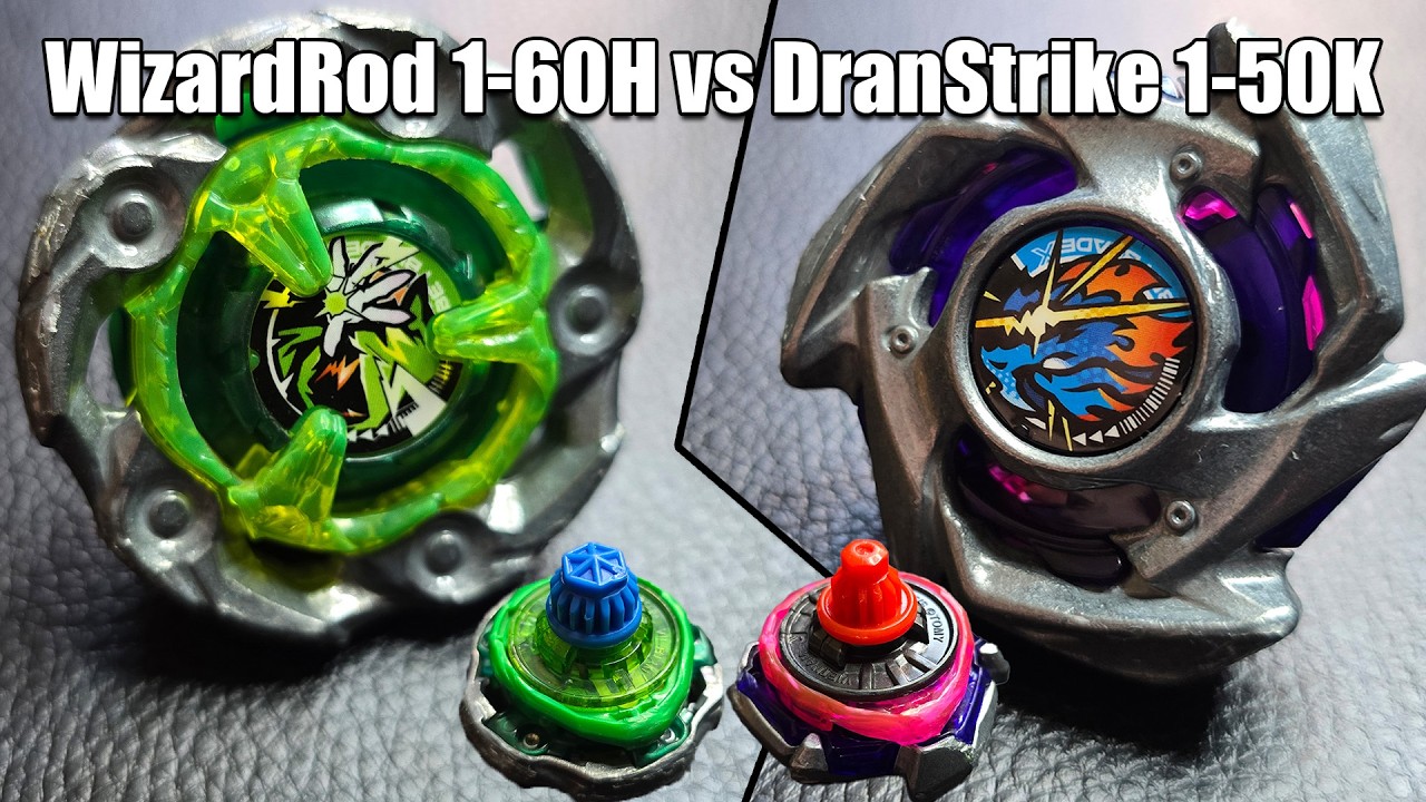 Beyblade X: Dran Strike 1-60 Kick против Wizard Rod 1-60 Hexa