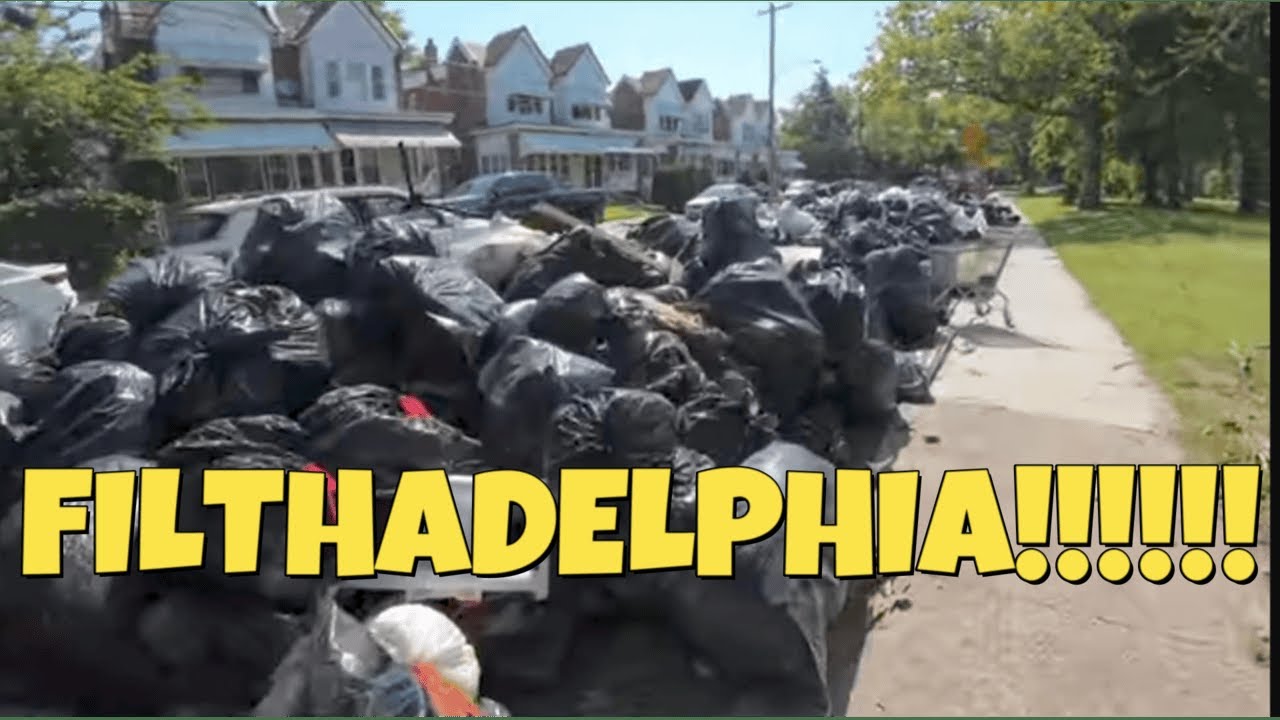 Philadelphia is Buried in Trash!!!!!