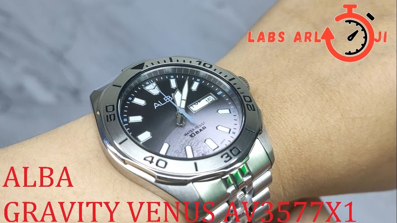 JAM TANGAN ALBA GRAVITY VENUS AV3577 AV3577X1 ORIGINAL UNBOXING