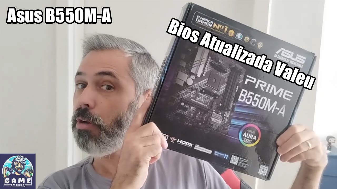 PLACA MÃE ASUS PRIME B550M-A BIOS ATUALIZADA # REVIEW